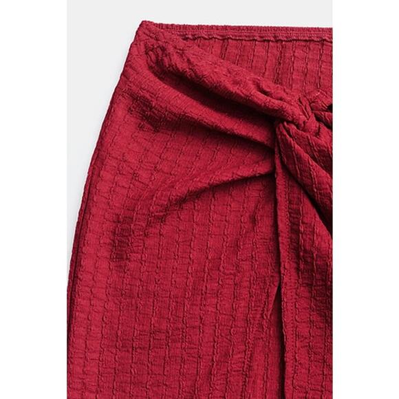 Cupshe Sangria Bliss Red Cover-Up Sarong XS & S Olivia Culpo Collab NEW/NWT!! - Picture 6 of 11